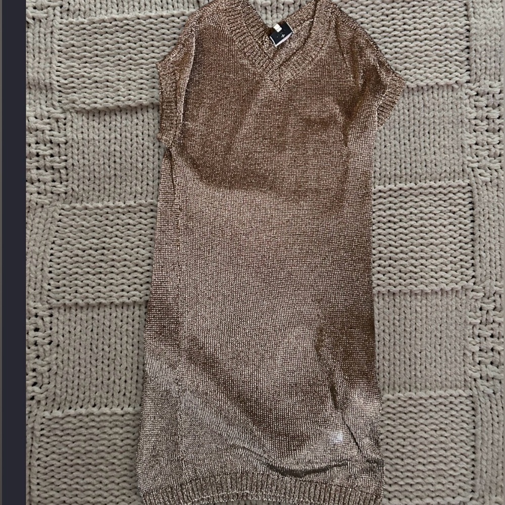 Tuckernuck Swimsuit Cover Up Dress Metallic Sz Small